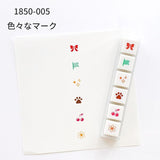 Zestaw pieczątek Pochitto6 | Różne znaczki