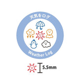 Zestaw pieczątek Pochitto6 | Pogoda