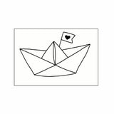 Pieczątka | Statek z papieru