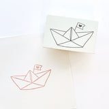 Pieczątka | Statek z papieru