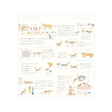 Kalendarz miesięczny na biurko 2026 Midori | Koty S