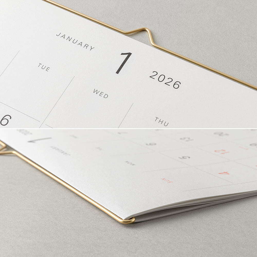 Kalendarz ścienny Midori Hanger 2026