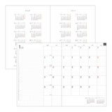 Kalendarz miesięczny Midori Flat Diary 2026 | A5