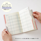 Kalendarz Midori Double Schedule 2026 | Granatowy