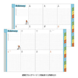 Kalendarz Midori Pocket A6 2026 | Ojisan | Tygodniowy