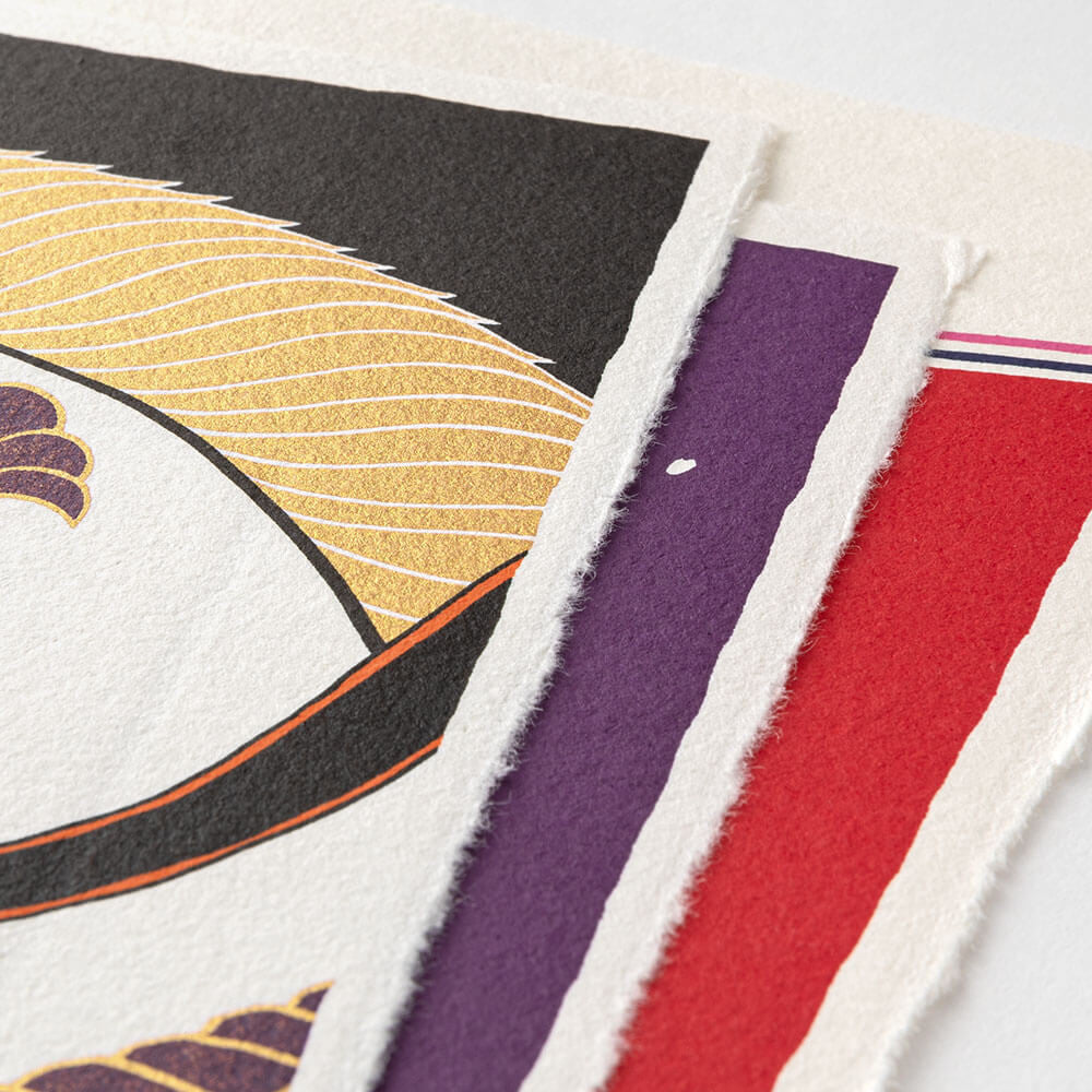 Kalendarz na ścianę Midori 2026 | Echizen Washi S | Sezonowe tradycje