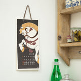 Kalendarz na ścianę Midori 2026 | Echizen Washi S | Sezonowe tradycje