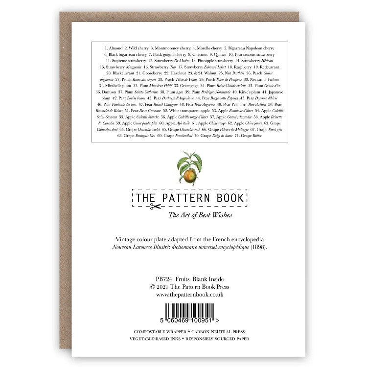 Kartka okolicznościowa | Owoce