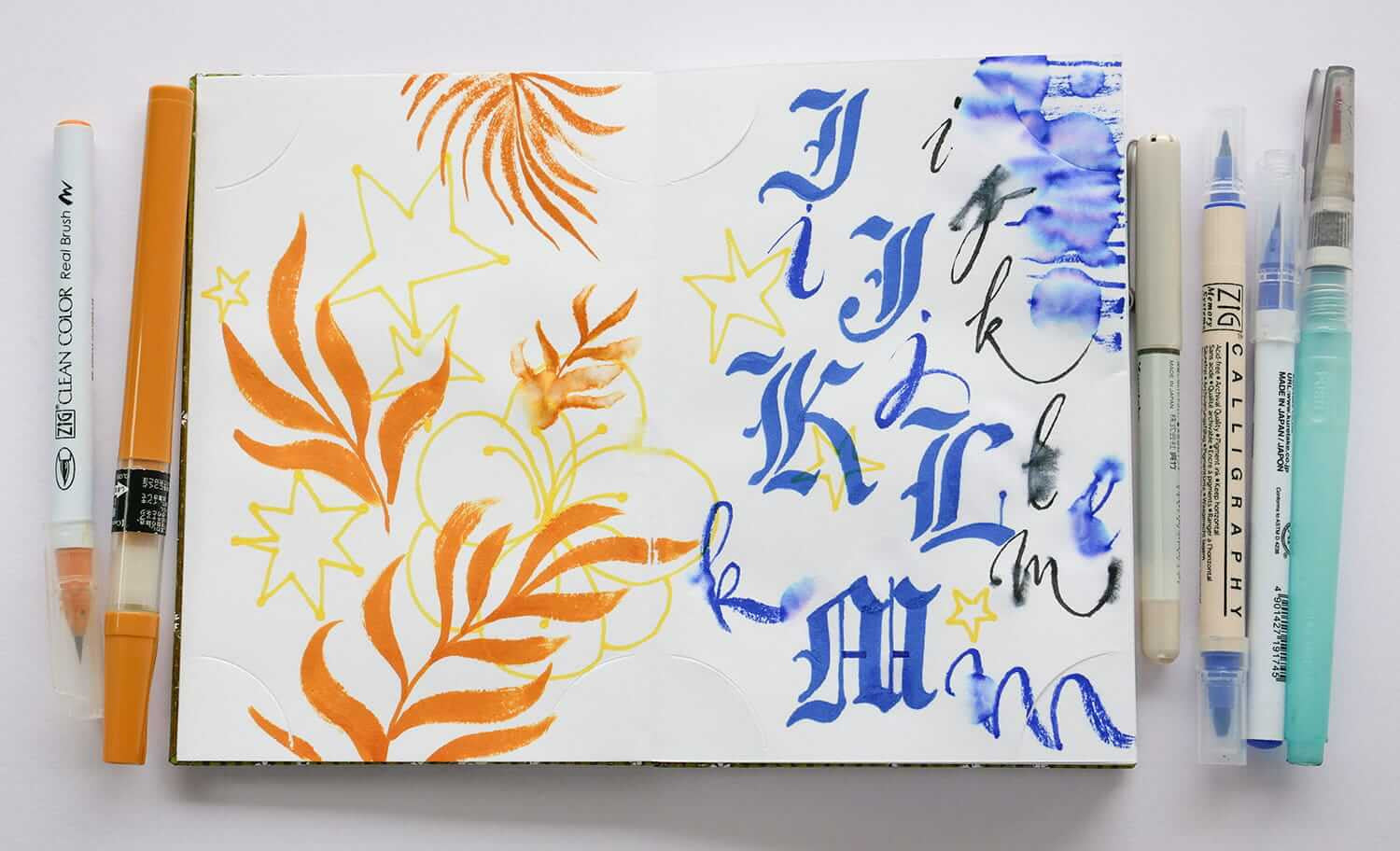 Notes harmonijkowy Kuretake Goshuincho