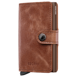 Portfel SECRID Miniwallet Vintage | Cognac