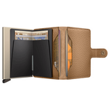 Portfel SECRID Miniwallet Pebble | Cappuccino