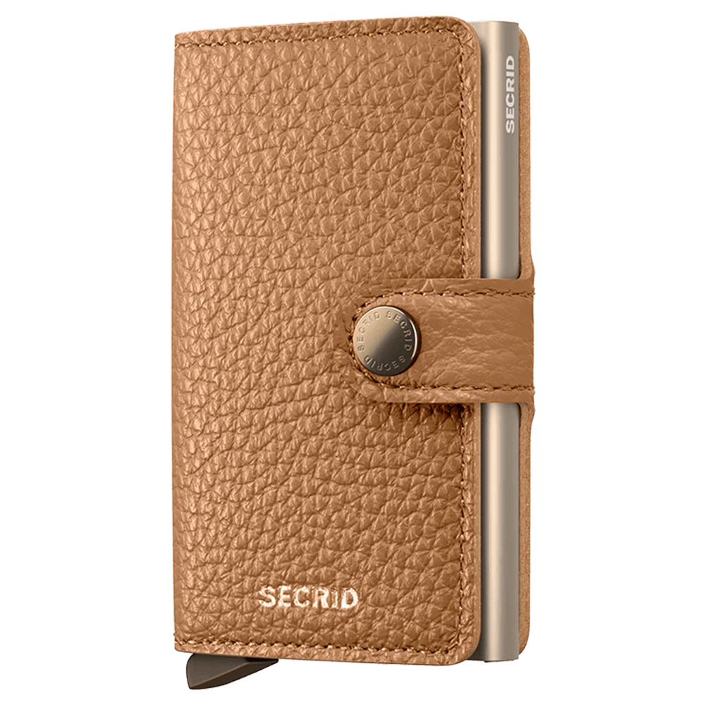 Portfel SECRID Miniwallet Pebble | Cappuccino