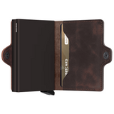 Portfel SECRID Twinwallet Vintage | Chocolate