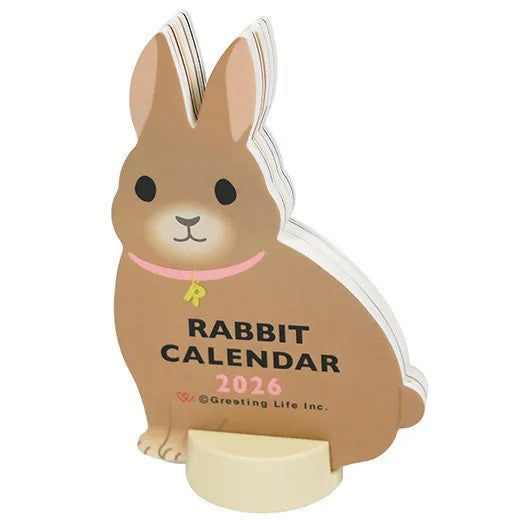 Mini kalendarz na biurko | Królik