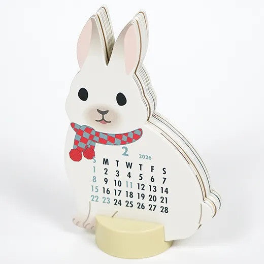 Mini kalendarz na biurko | Królik