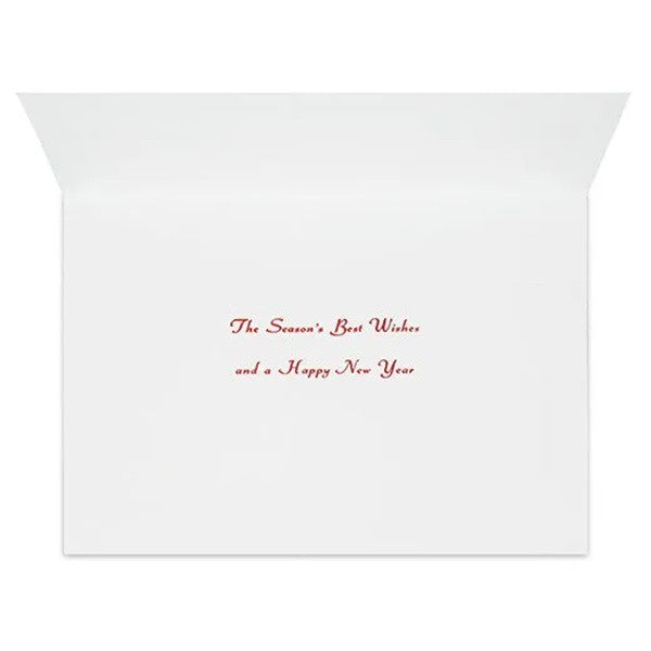 Kartka Świąteczna | Pociąg z Mikołajami