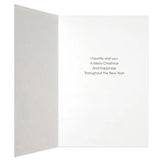 Kartka Świąteczna | Mikołaj na nartach