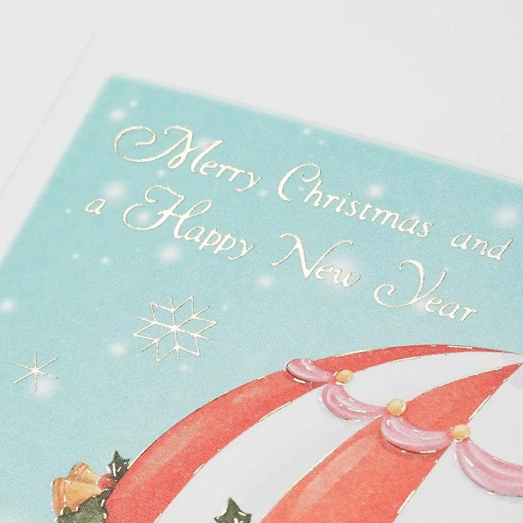 Kartka Świąteczna | Lot Balonem z Mikołajem