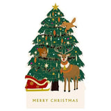 Mini Kartka Świąteczna 3D | Las