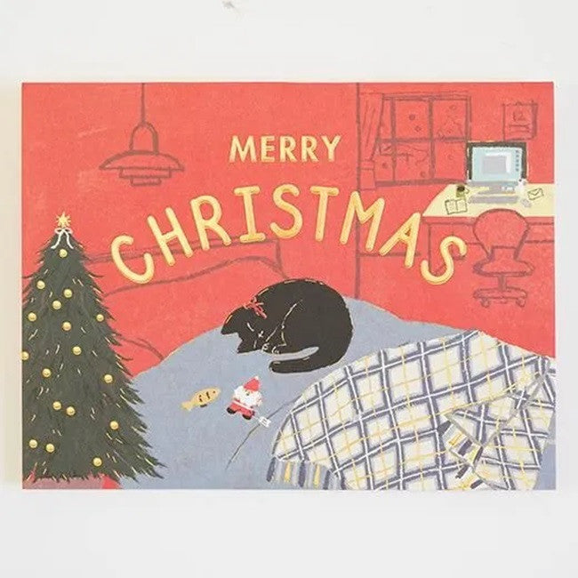 Kartka Świąteczna 3D | Psotny Kotek