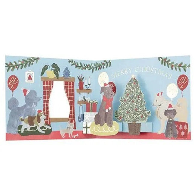 Kartka Świąteczna 3D | Świąteczne Pieski