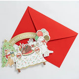 Kartka Świąteczna 3D | Kocia Wigilia