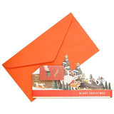 Kartka Świąteczna 3D |  Chatka