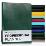 Kalendarz tygodniowy Professional Gallery Leather 2026 | Zielony