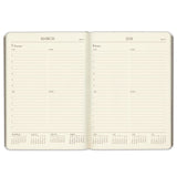 Kalendarz dzienny Gallery Leather 2026 | Zielony