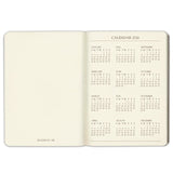 Kalendarz dzienny Gallery Leather 2026 | Burgundowy