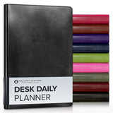 Kalendarz dzienny Gallery Leather 2026 | Czarny