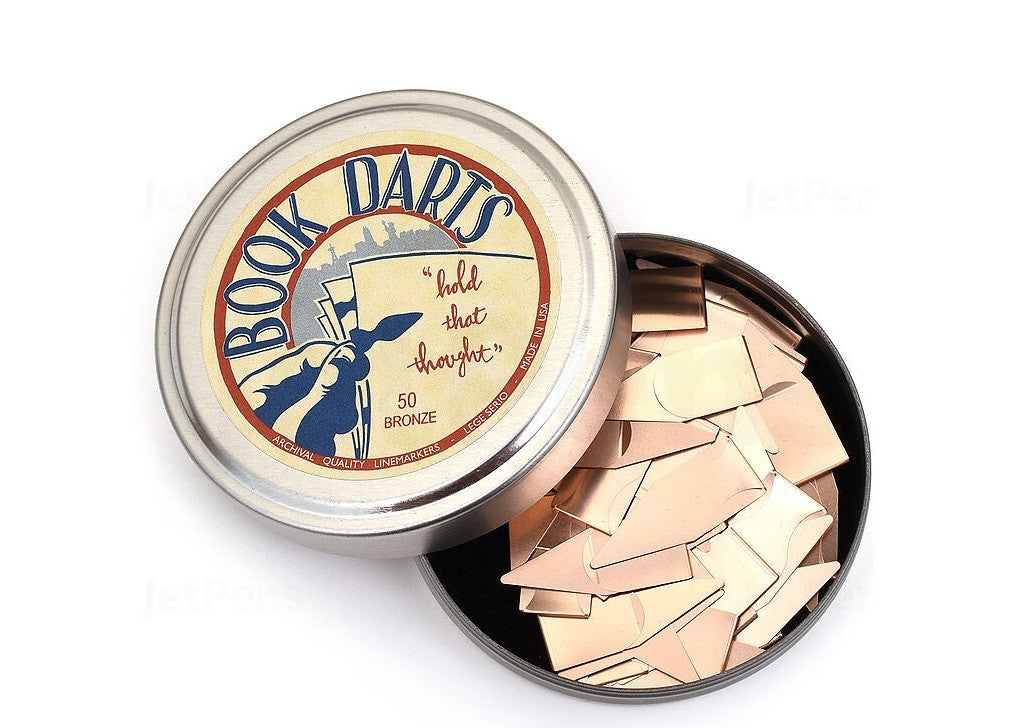 Zakładki Book Darts Bronze| 50 sztuk