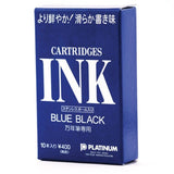 Naboje atramentowe Platinum Niebiesko-czarne 10 szt.