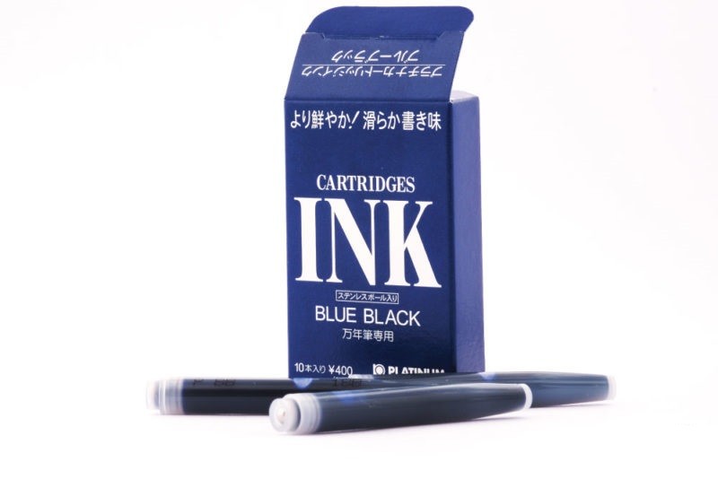 Naboje atramentowe Platinum Niebiesko-czarne 10 szt.