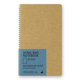 Kołonotatnik TRC Spiral Ring Notebook | Watercolor Paper A5 Slim