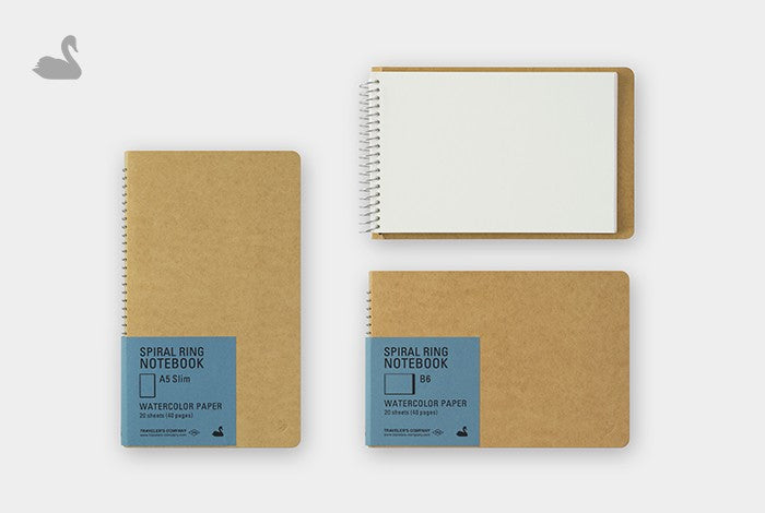 Kołonotatnik TRC Spiral Ring Notebook | Watercolor Paper A5 Slim