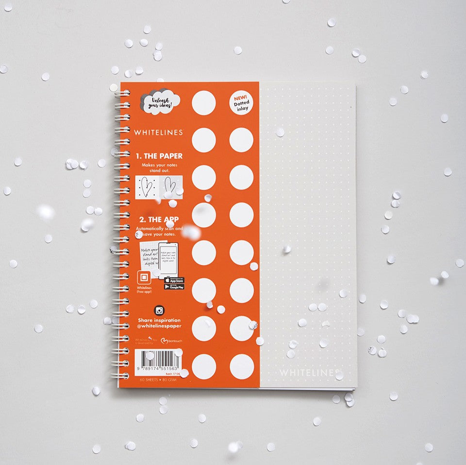 Notatnik Whitelines WL104 A4 w kropki