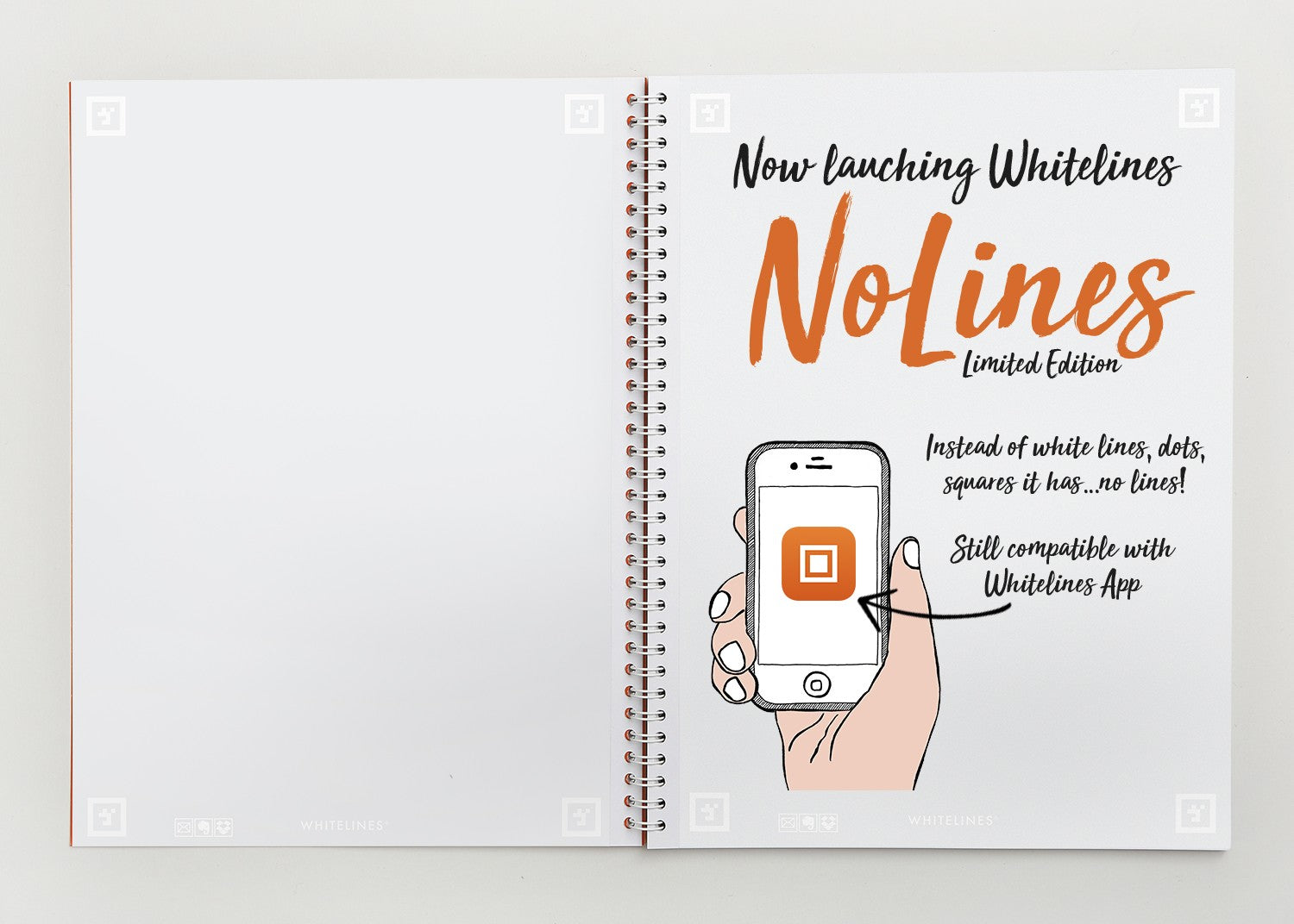 Notatnik Whitelines No Lines Edycja Limitowana