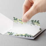 Karteczki samoprzylepne Midori Katanuki Fusen | Liście