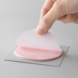 Karteczki samoprzylepne Midori Sakura Fusen Transparentne | Różowe płatki