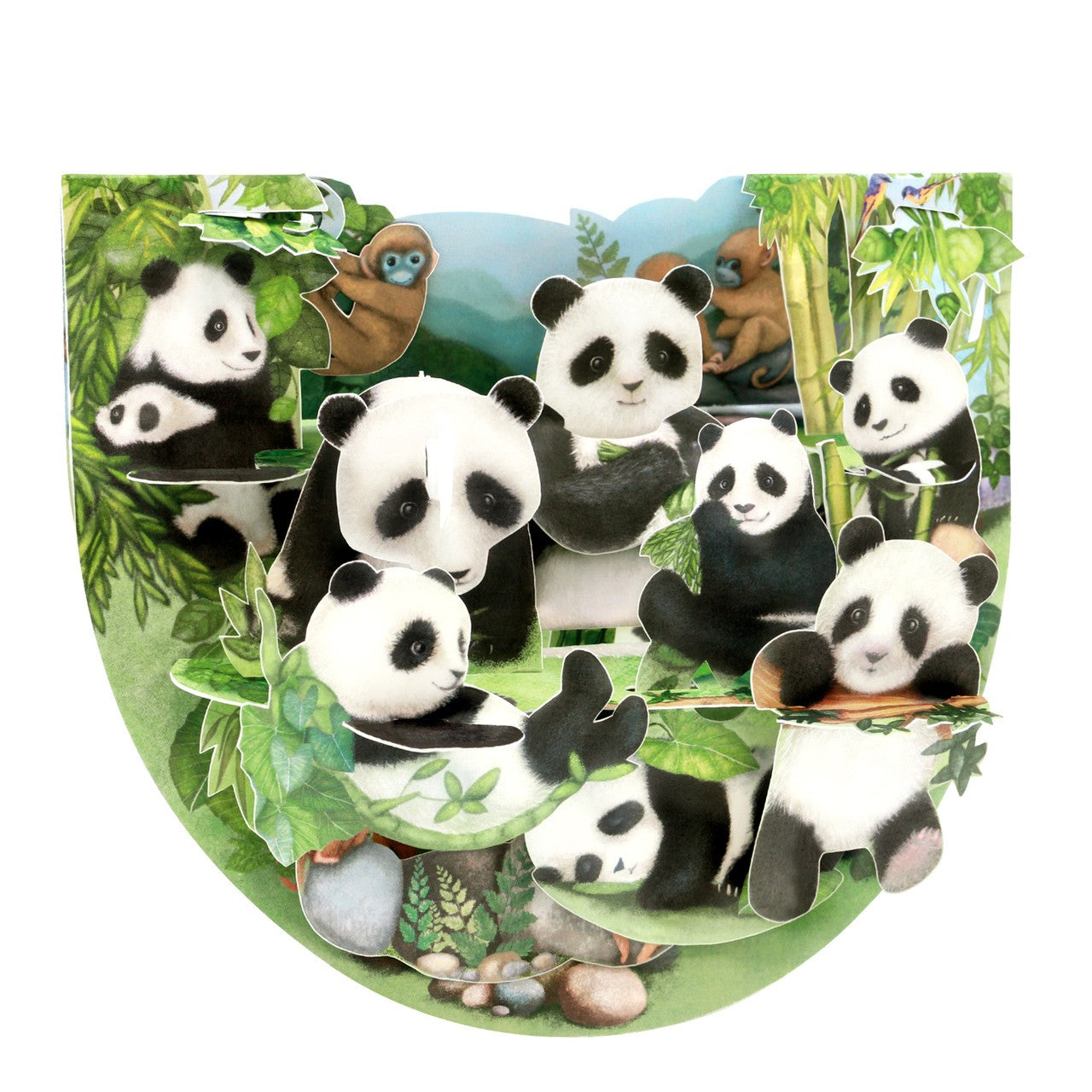 Kartka okolicznościowa Santoro Pop n Rock | Pandy