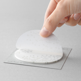 Karteczki samoprzylepne Midori Sakura Fusen Transparentne | Białe kwiatki