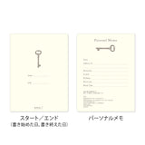 Midori Pamiętnik 5 letni | Płócienny zielony