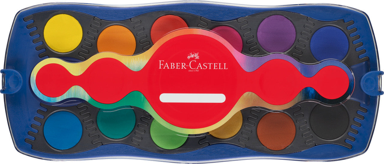 Farby szkolne Connector Faber-Castell | 24 kolory