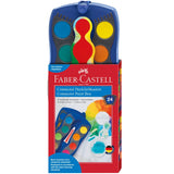 Farby szkolne Connector Faber-Castell | 24 kolory