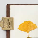 TRC BRASS Traveler's Notebook Clips 030 | Logo