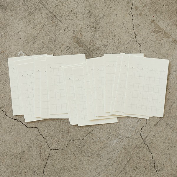 Naklejki MD Paper z kalendarzem wiecznym