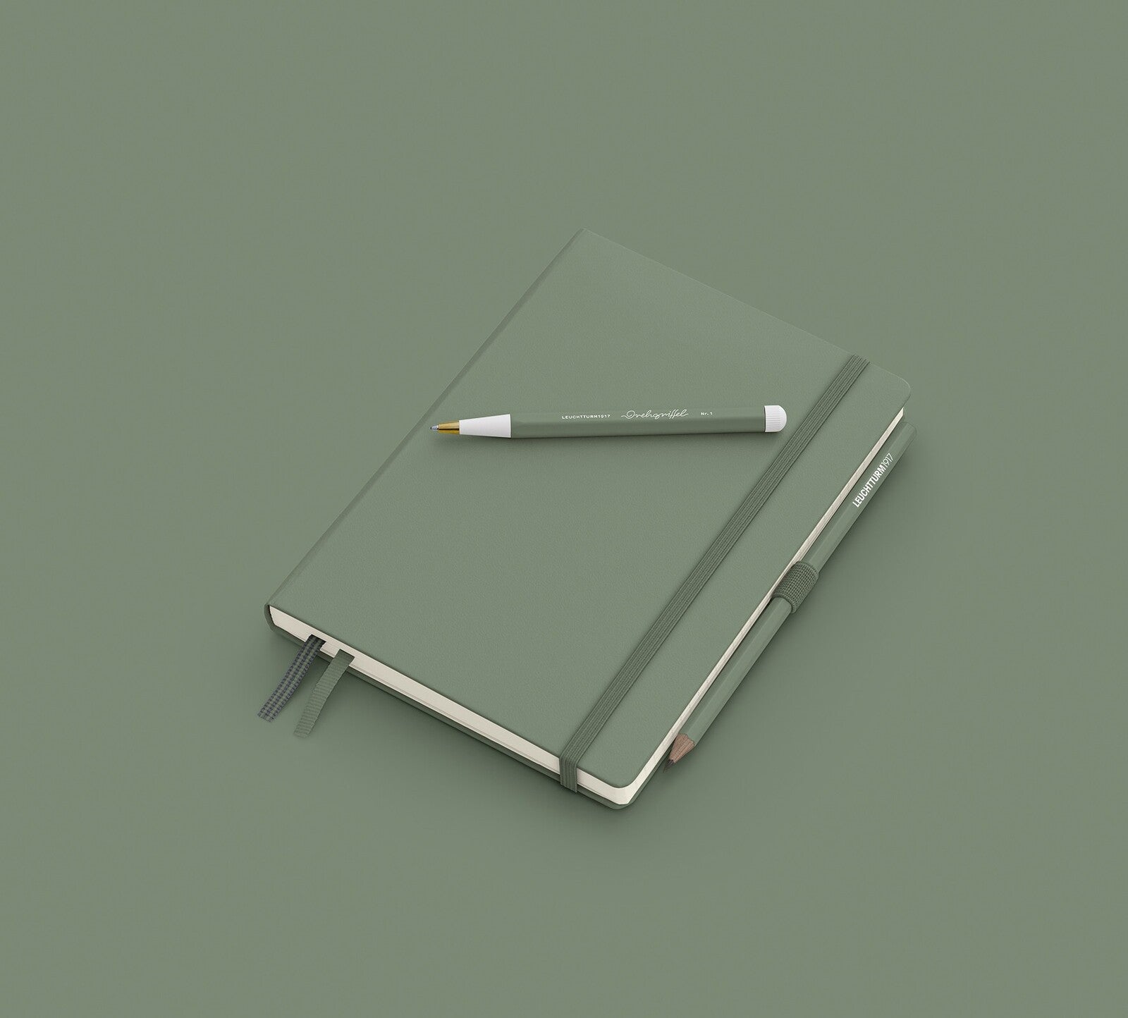 Długopis żelowy Leuchtturm1917 Drehgriffel Nr.1|Oliwkowy