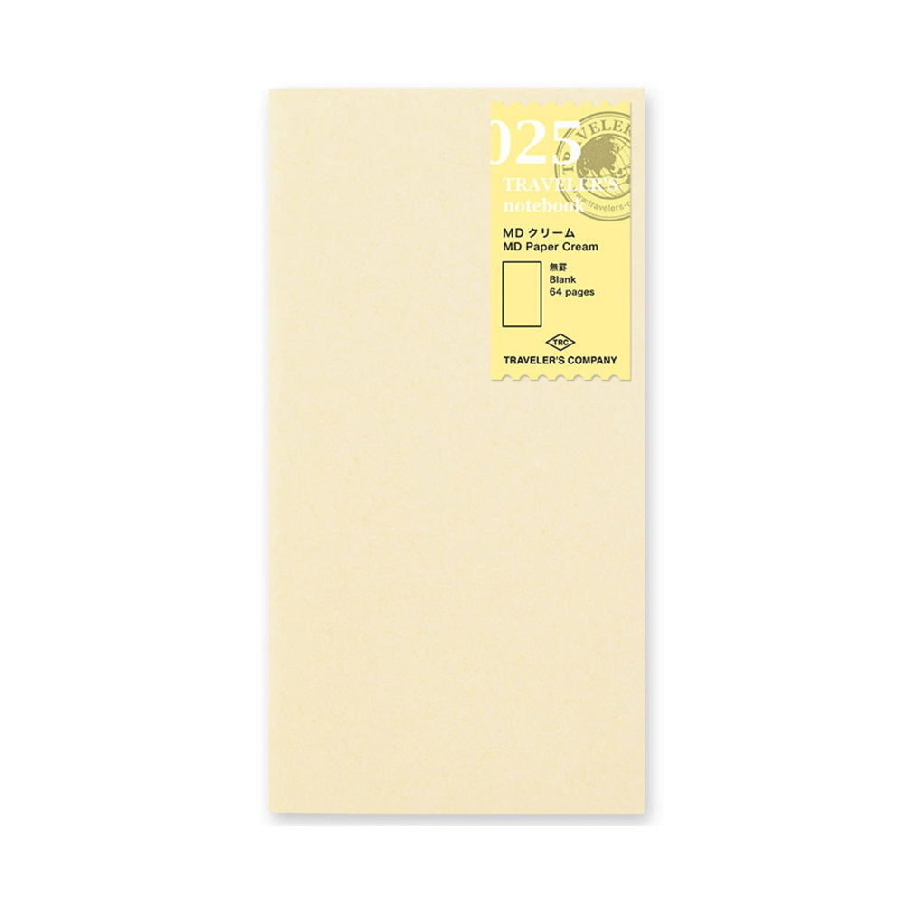 Wkład do Traveler's Notebook 025 | Notes MD Paper kremowy