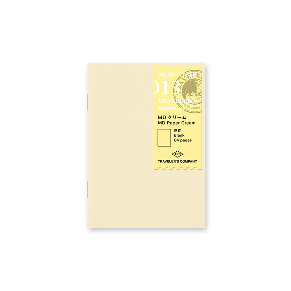 Wkład do Traveler's Notebook Passport Size 013 | Notes MD Paper kremowy